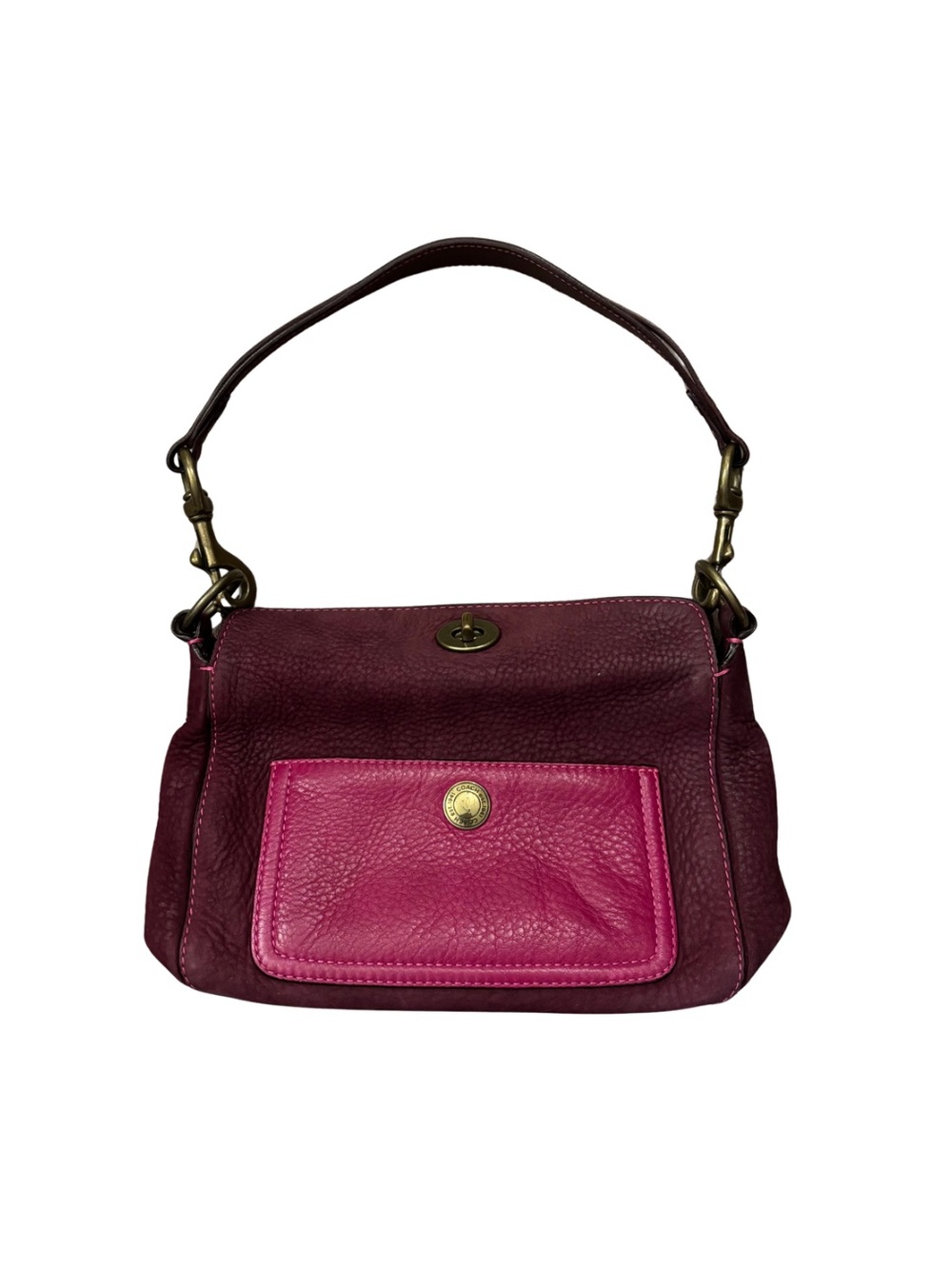 2004 Coach Chelsea Nubuck Flapbag